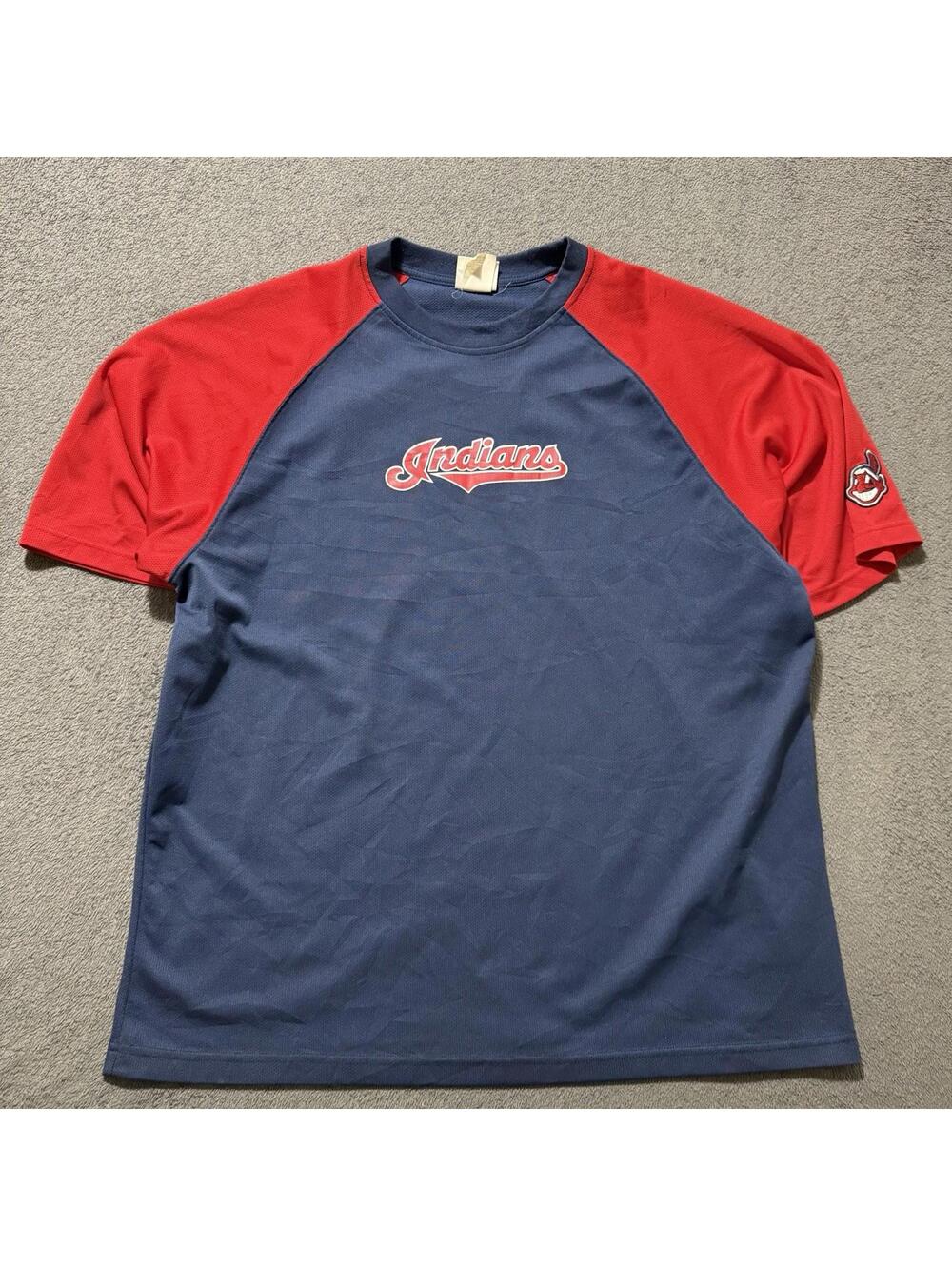Vintage Cleveland Indians Baseball Jersey Size 2XL Men’s